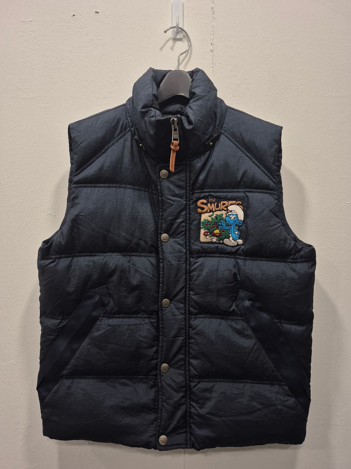 홀 하우스 더 스머프 덕다운 패딩 조끼 남성 105사이즈 상품이미지1