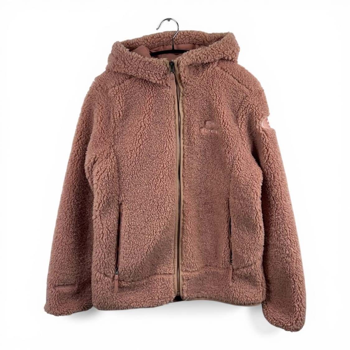 (M) 아이더 양털 셰르파 플리스 후드 집업 자켓 핑크 상품이미지1