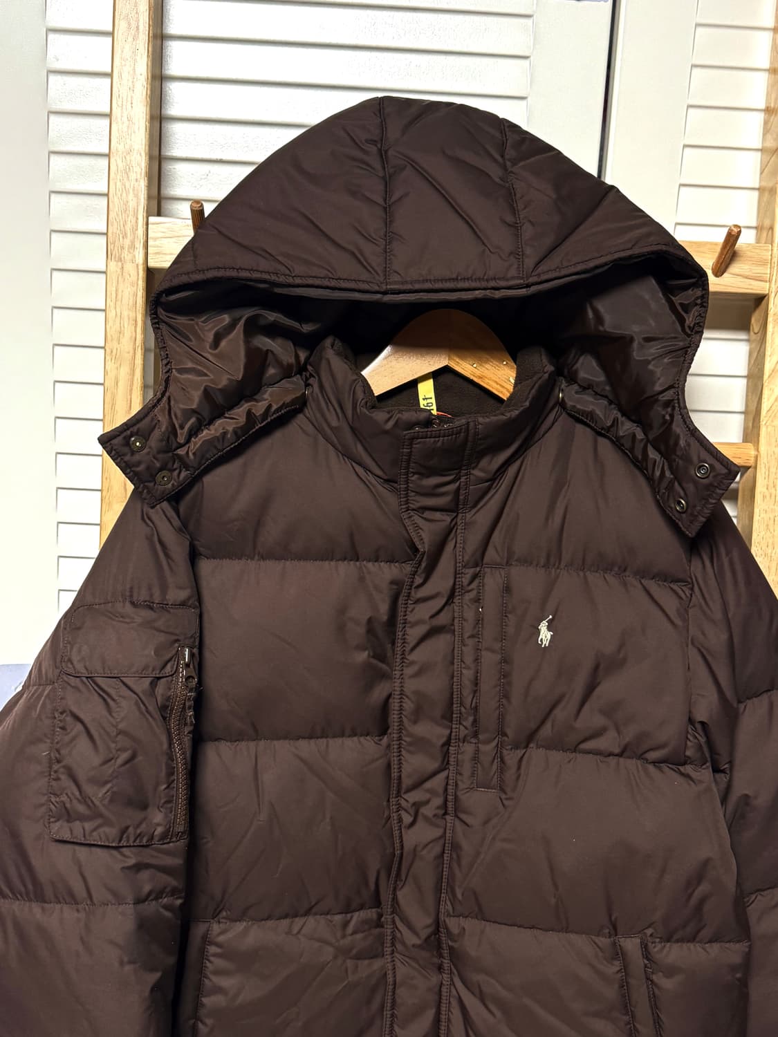폴로 랄프로렌 브라운 패딩 항공 자켓 상품이미지5