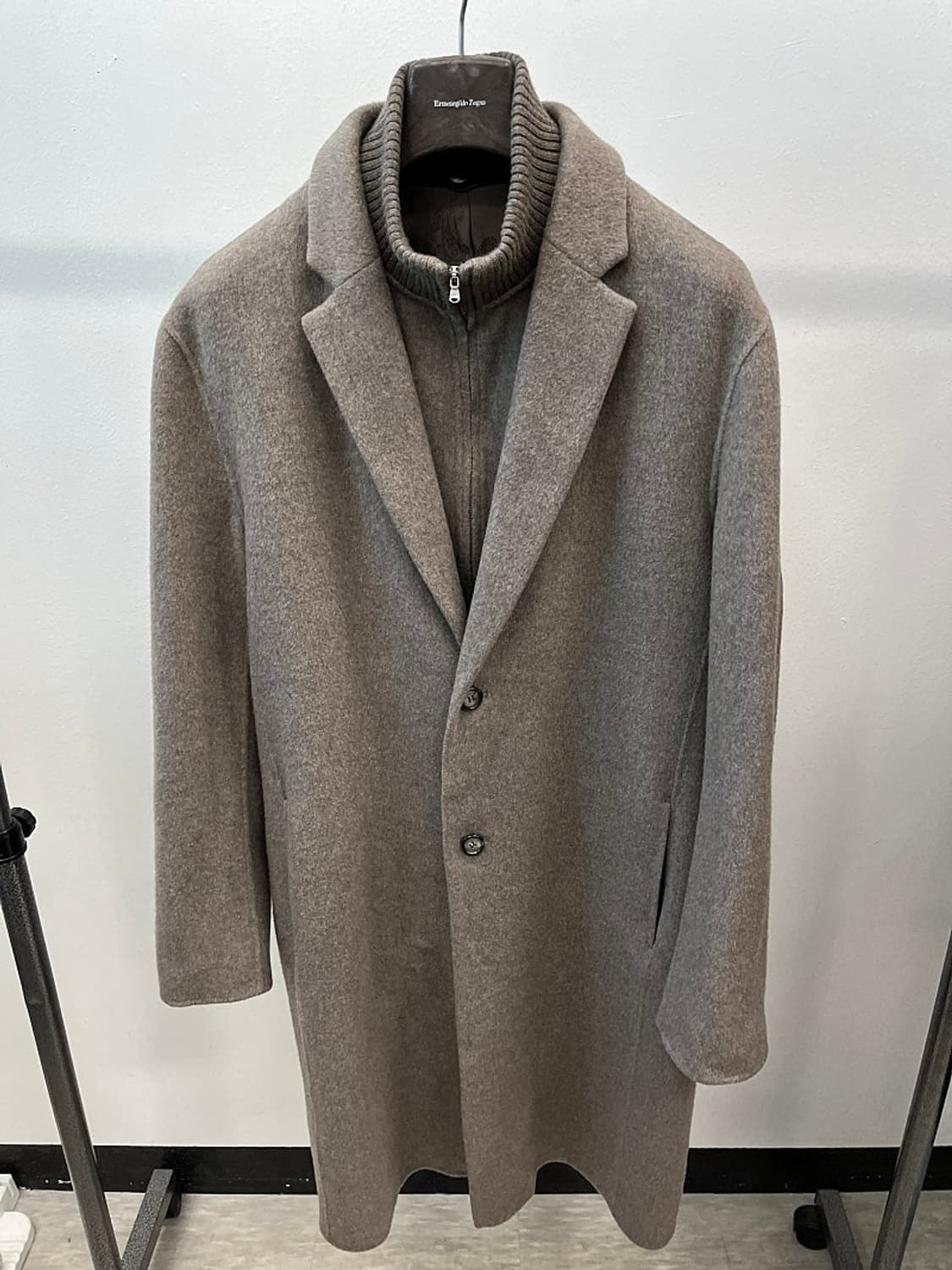 105-110) 반하트 핸드메이드 캐시미어 코트  상품이미지1