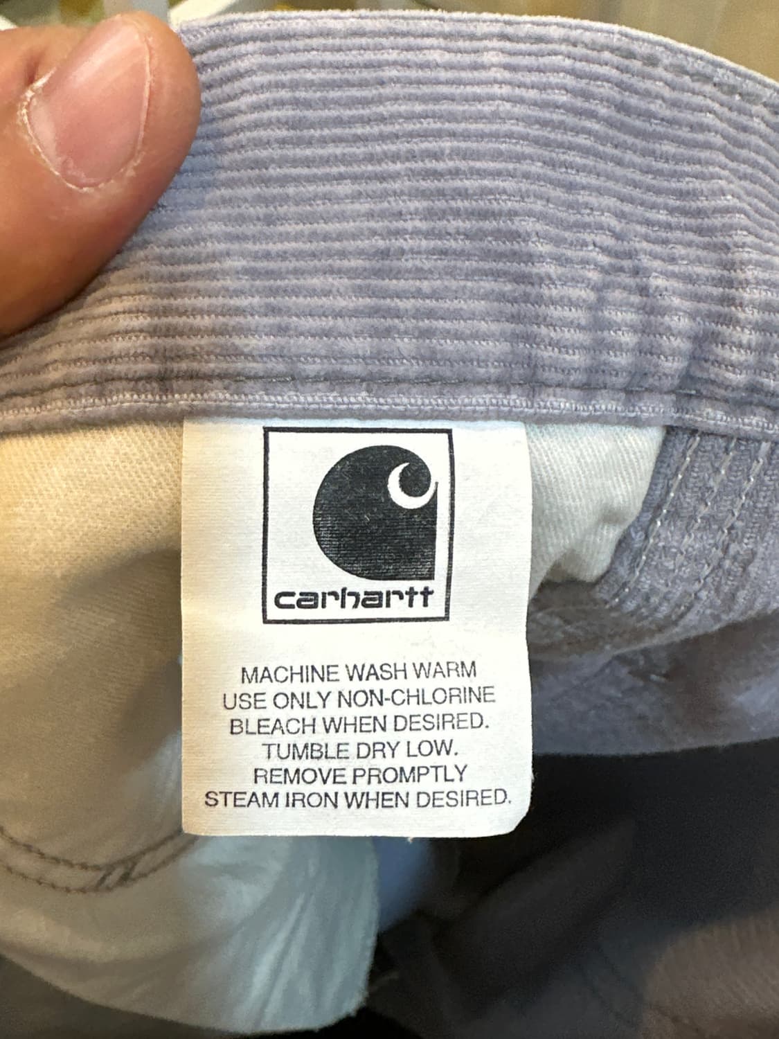 칼하트 코듀로이 더블니 팬츠 퍼플 29in 상품이미지6