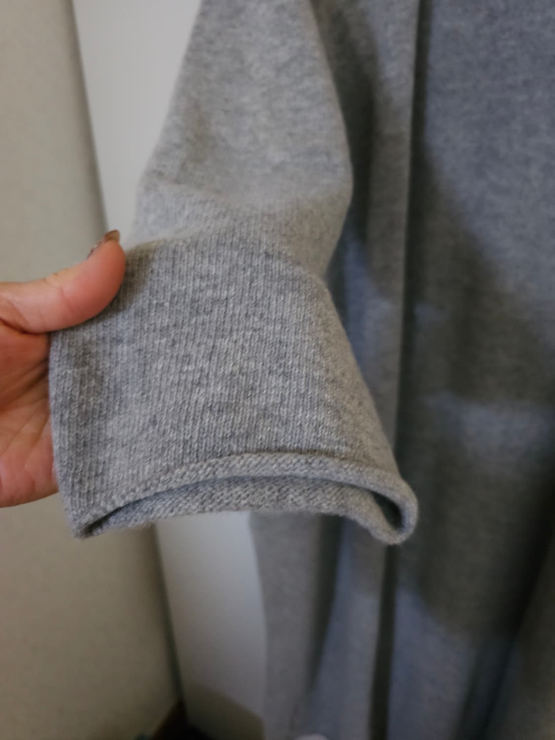 vegetable 울 캐시미어 롱롱 가디건 상품이미지4