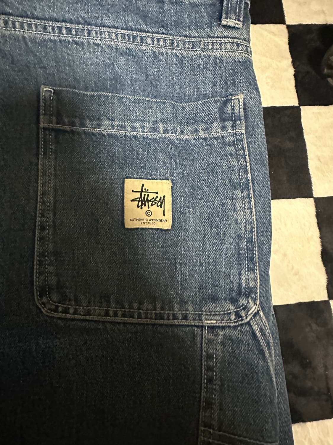 스투시 더블니 데님 34 상품이미지3