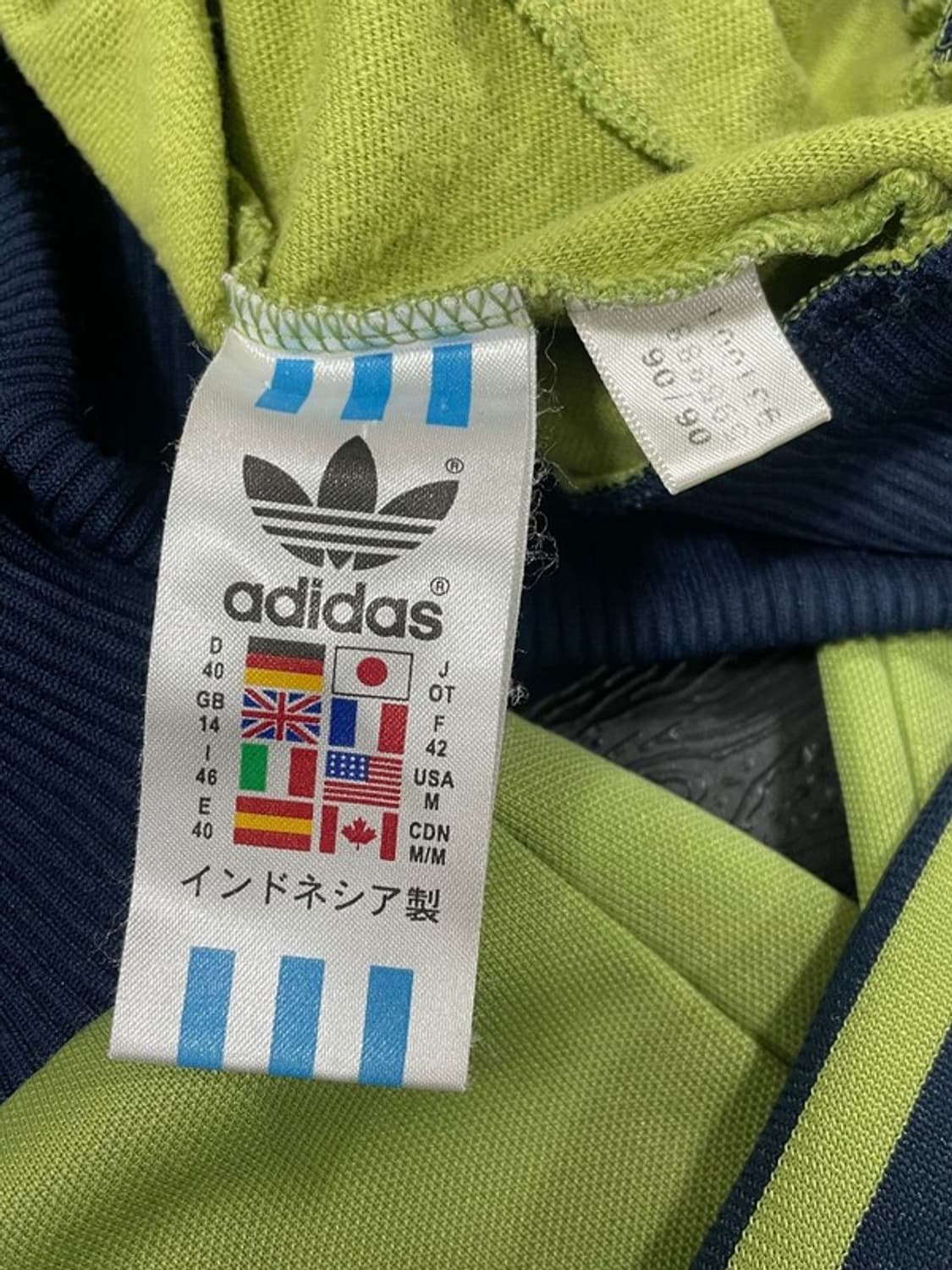 아디다스 초희귀 베켄바우어 트랙탑 져지 말차 그린 카키 L 상품이미지4