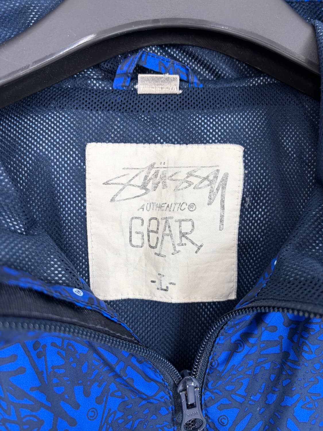 a298) 스투시 00's 그래비티 바람막이 자켓 상품이미지4