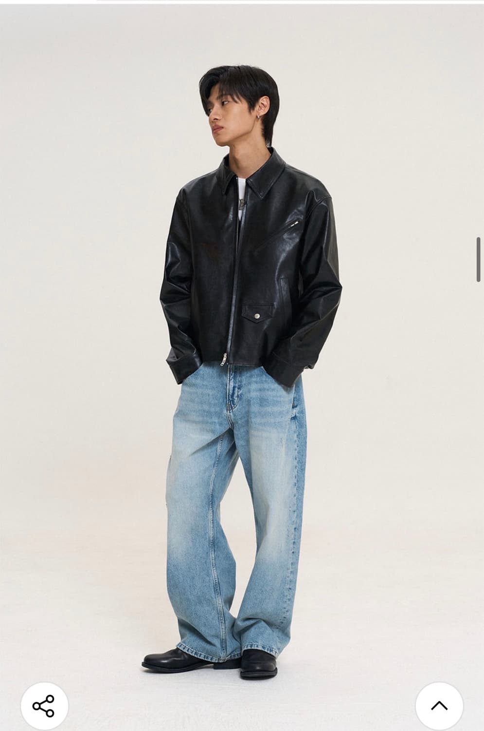 (L) 도프제이슨 파이로 싱글 레더자켓 BLACK 판매 상품이미지9