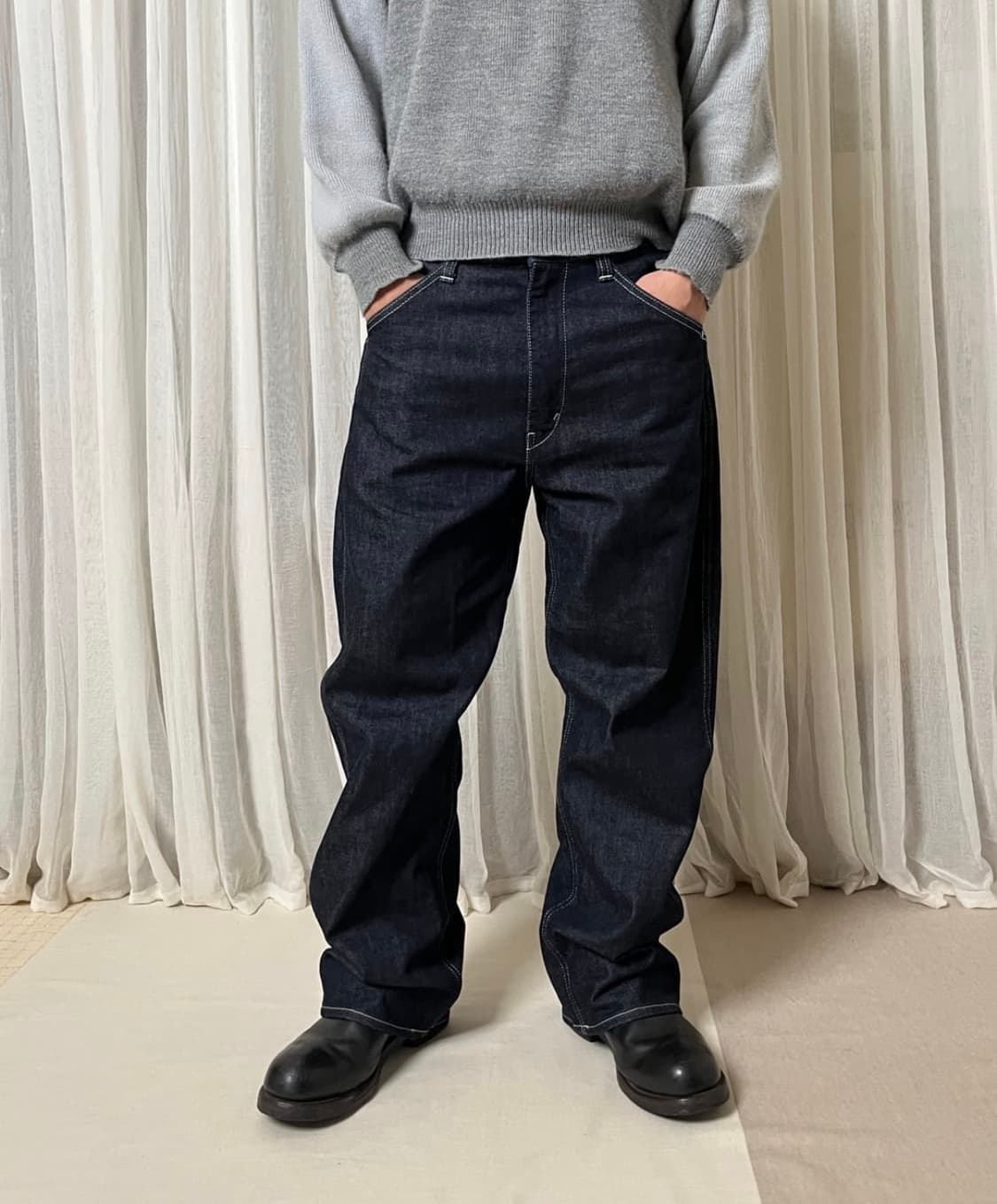 준야와타나베 리바이스 와이드 더블포켓 데님팬츠 junya watanabe 상품이미지4
