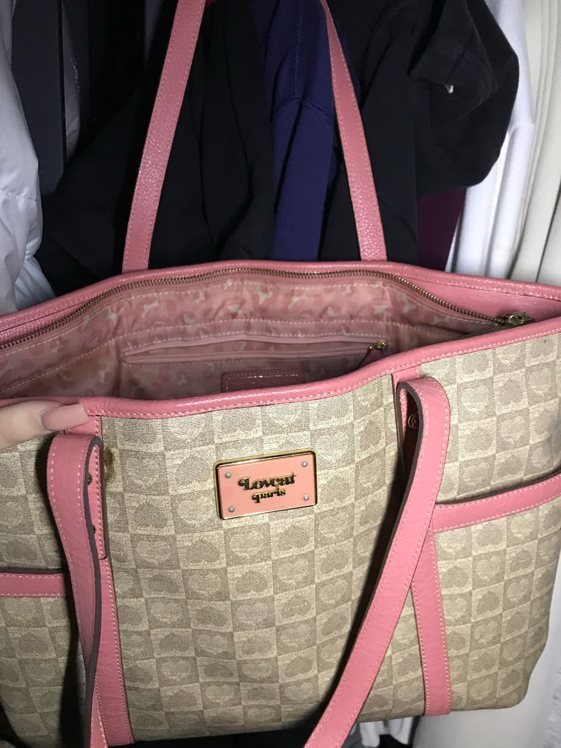 러브캣 발렌타인 토트백 숄더백 쇼퍼백 가방 상품이미지1