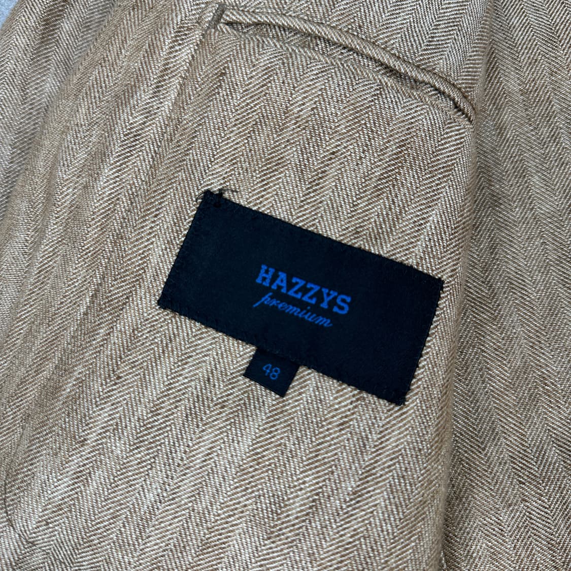 헤지스 프리미엄 린넨 블레이져 자켓 100 상품이미지6