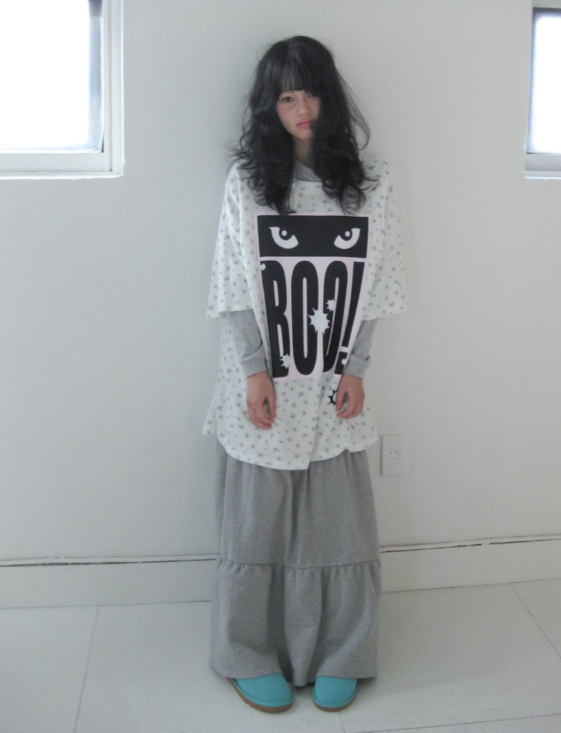 샵페어리 maxi jersey tiered skirt 상품이미지2