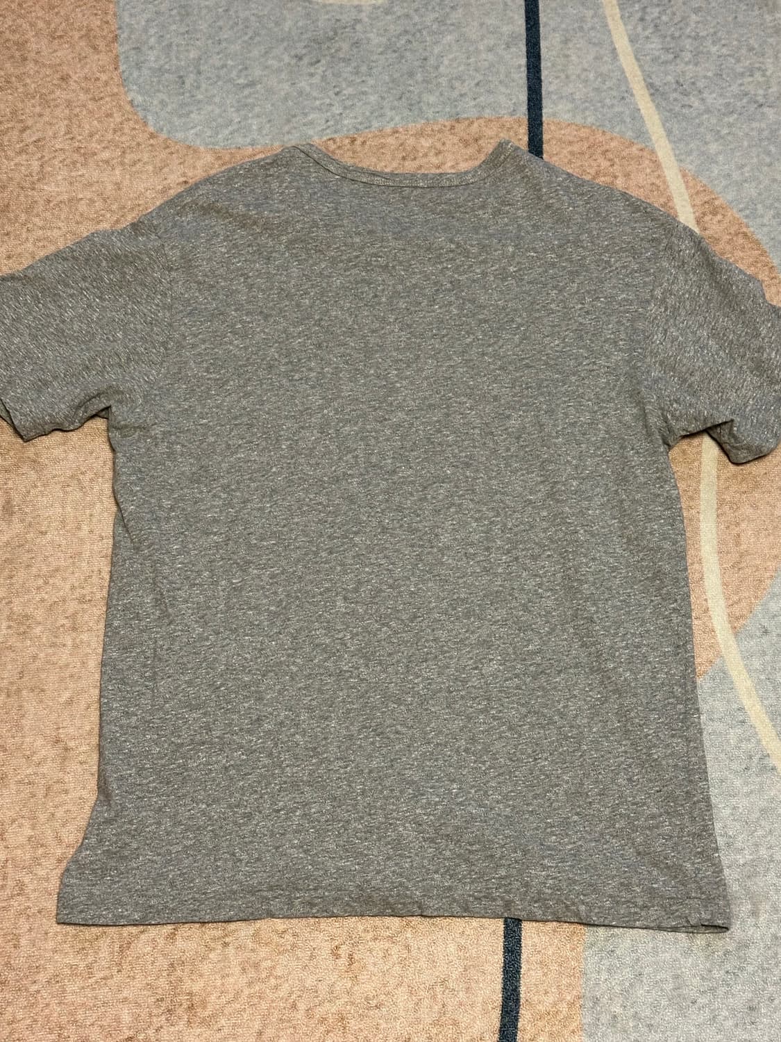 [M] RRL(더블알엘 ) RRL 로고 반팔 티셔츠 그레이 상품이미지7