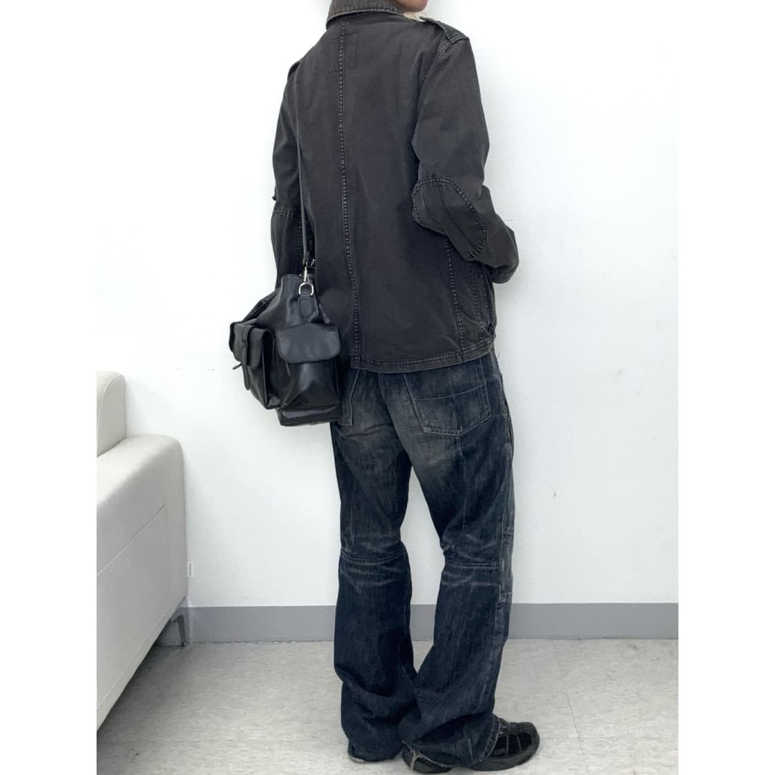 빈티지 백넘버 워크웨어 자켓 y2k 상품이미지5