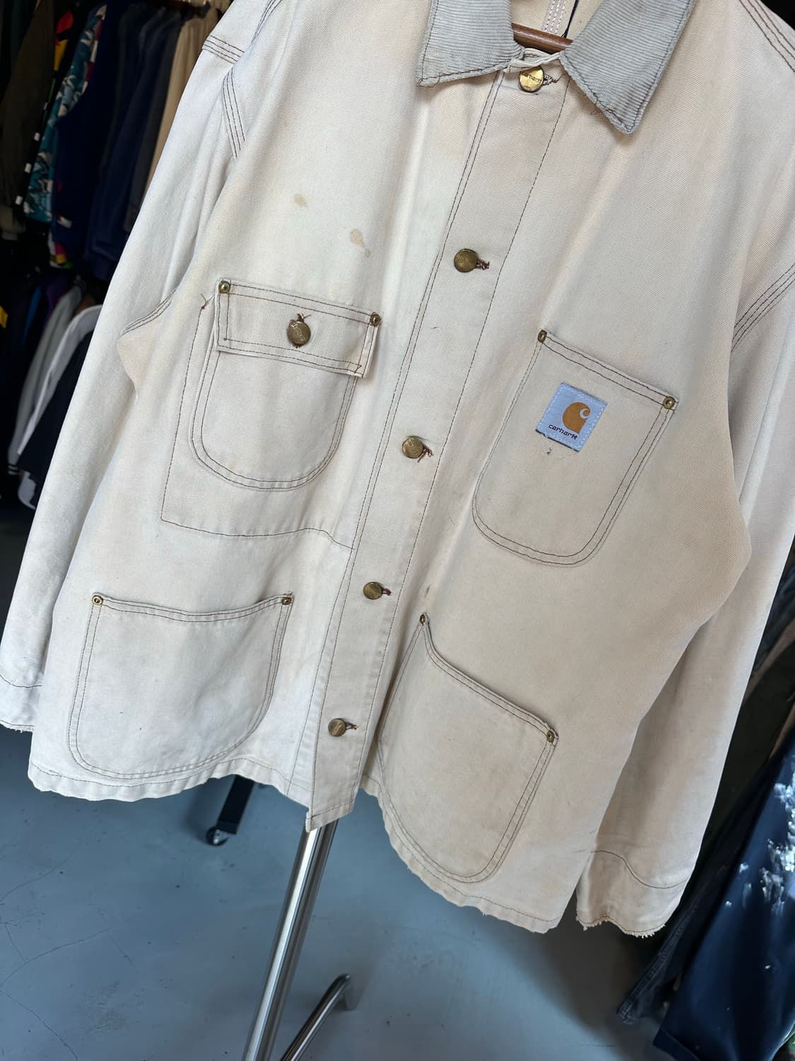 80s 칼하트 디트로이트 초어 워크자켓 상품이미지4