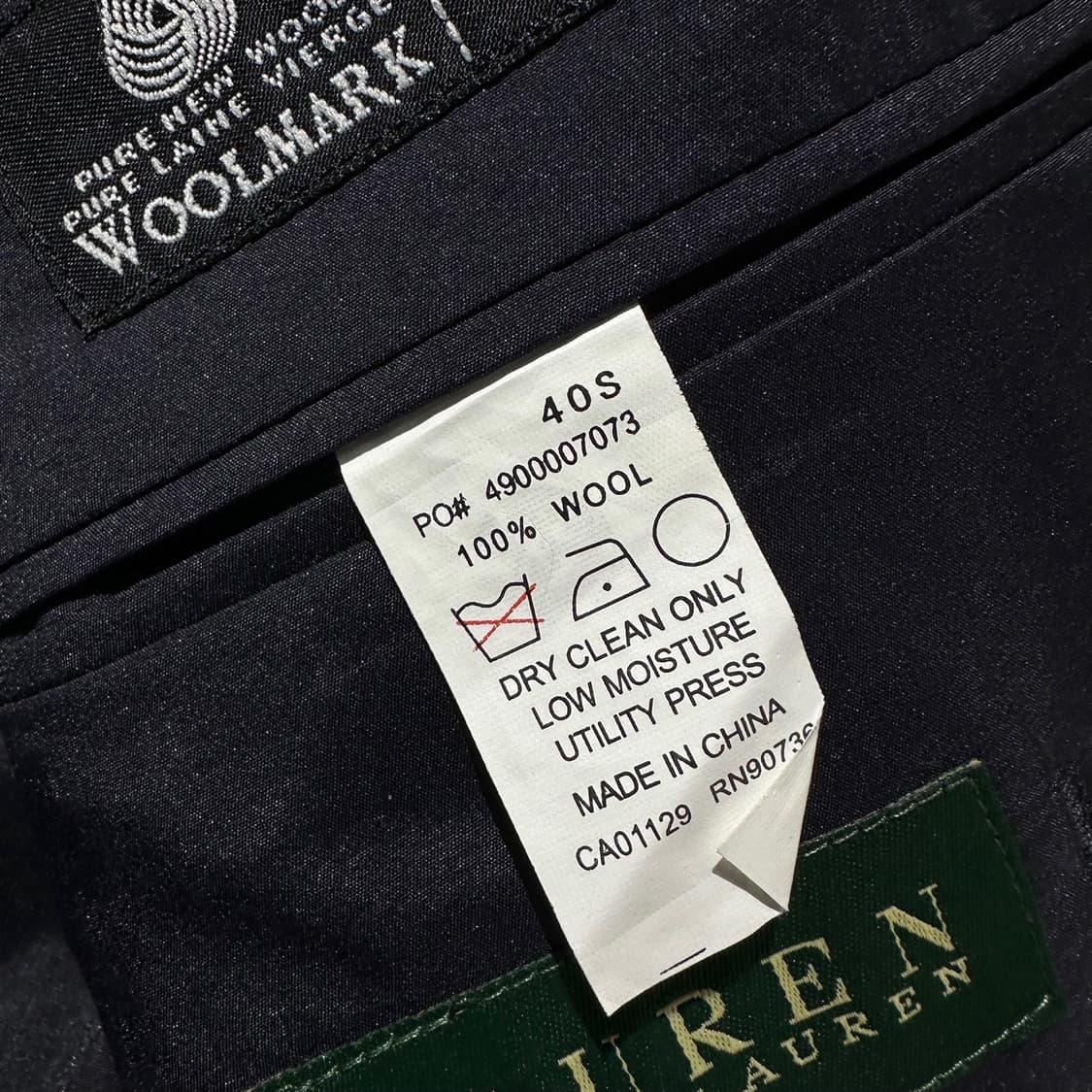 로렌 랄프로렌 금장버튼 싱글 2B 블레이저 자켓 네이비 상품이미지9