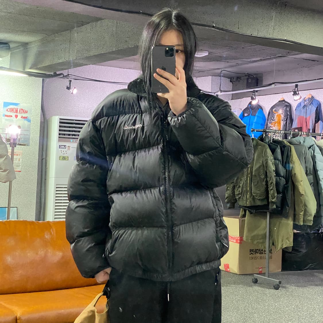 1993 스튜디오 스몰로고 덕다운 패딩 B3702 상품이미지1