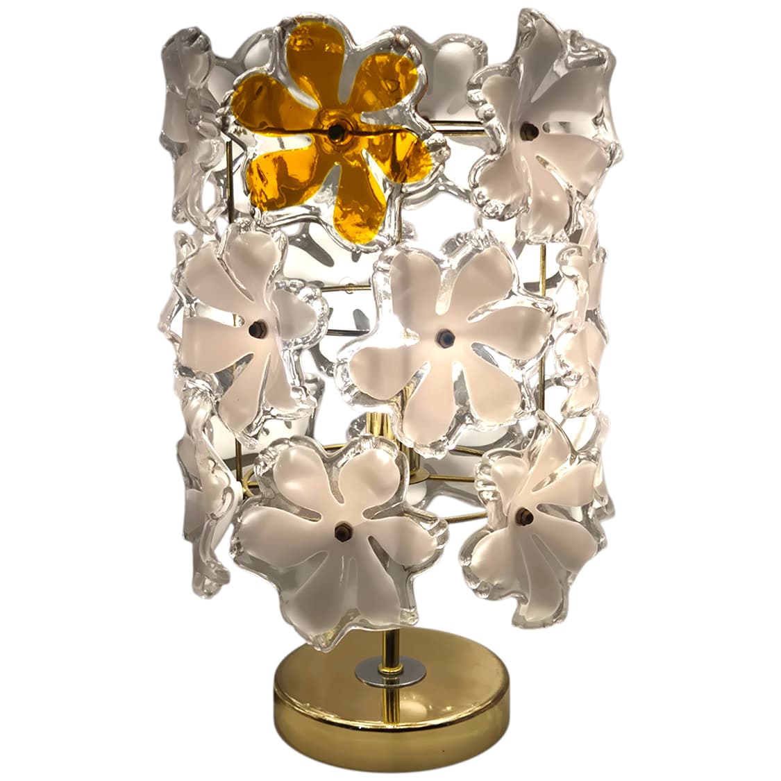 키시마 한정 레트로 부케 꽃잎 기둥 램프 상품이미지2