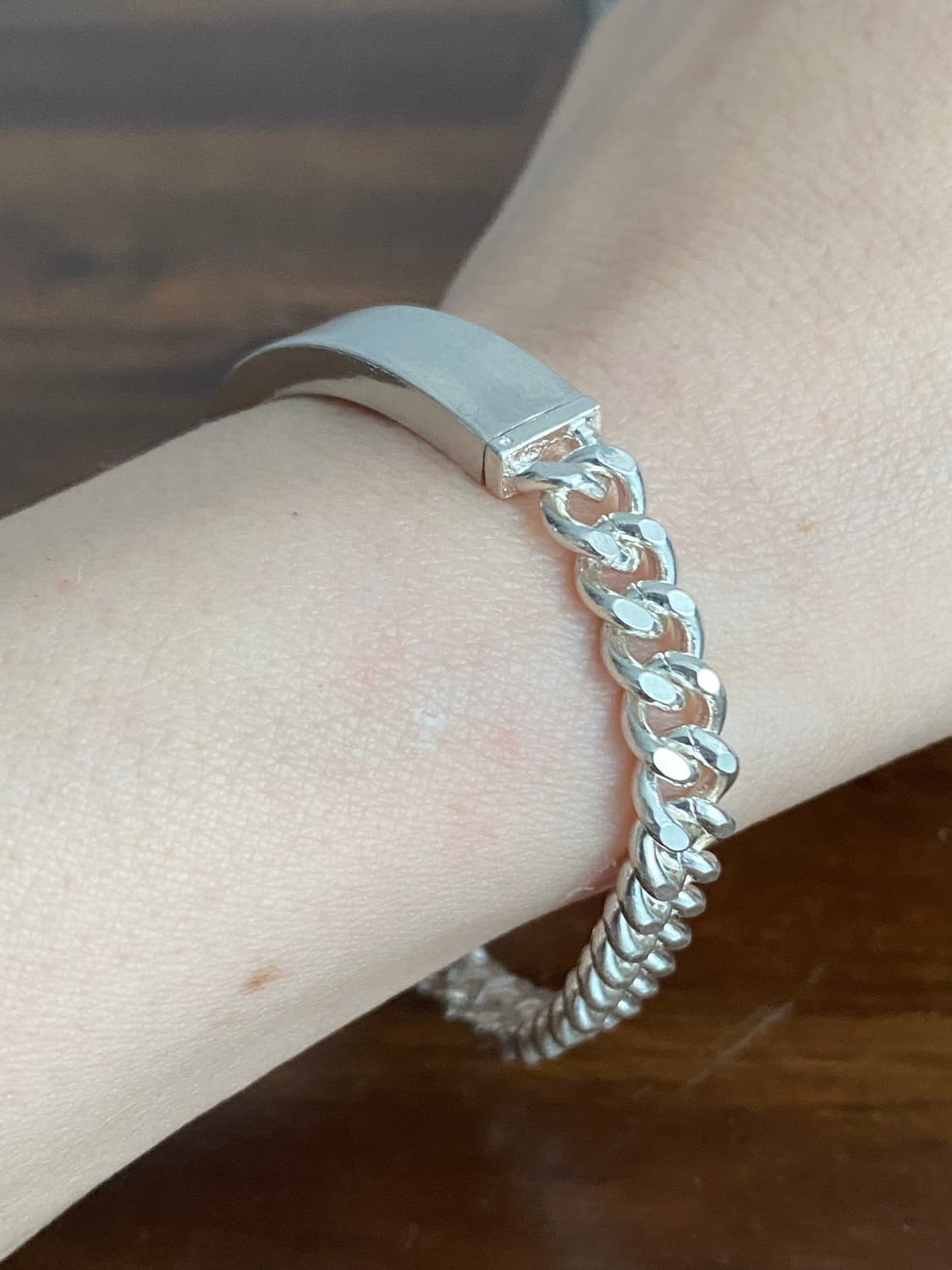 순은 실버 스틱라운드 체인팔찌(새제품) 상품이미지7