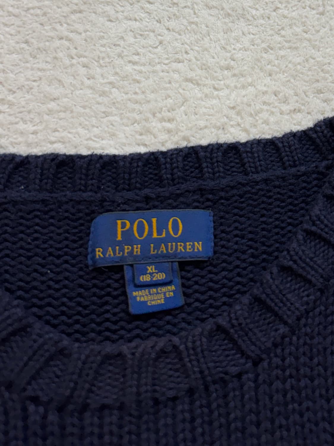 폴로 네이비 성조기 니트 상품이미지4