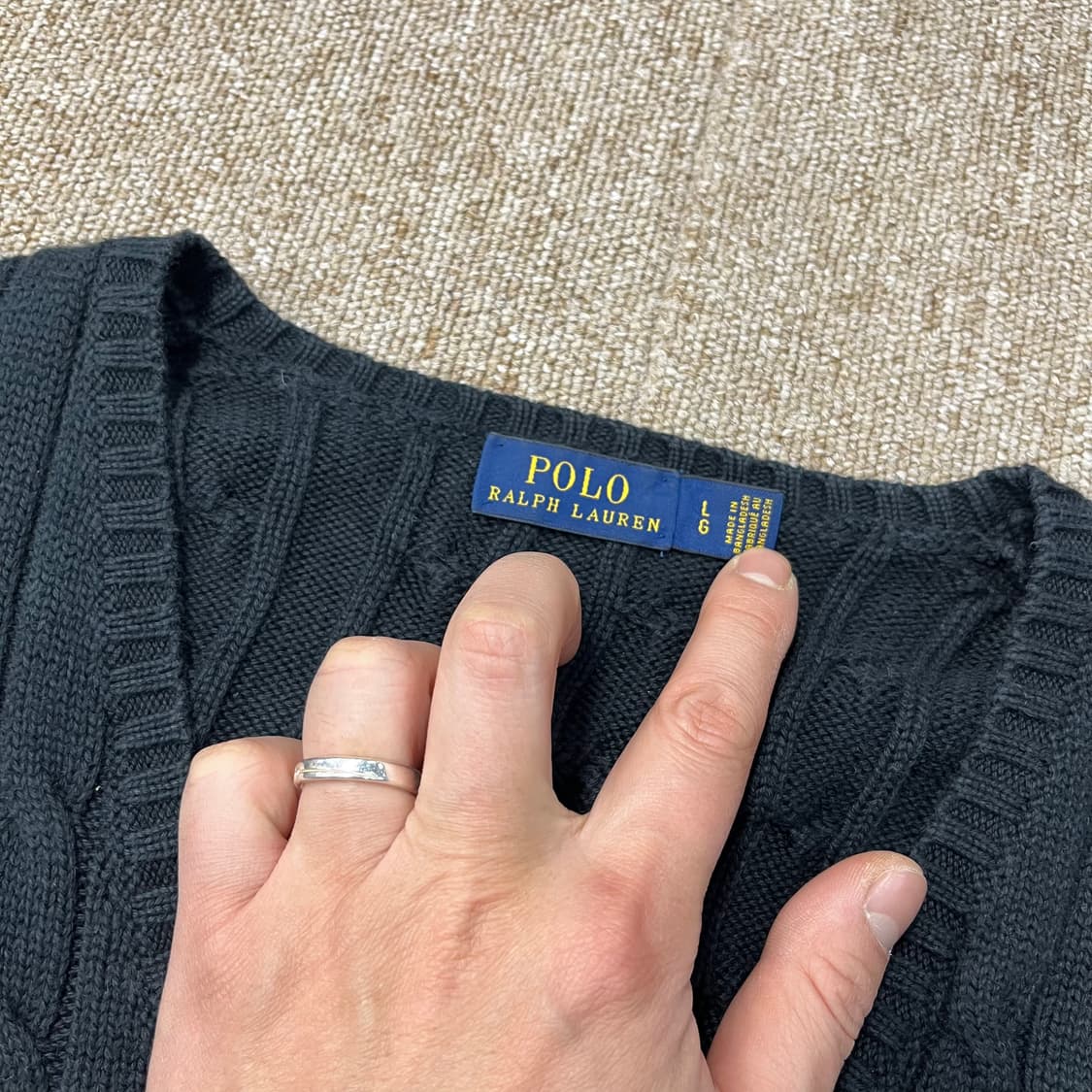 폴로 랄프로렌 브이넥 니트 상품이미지4