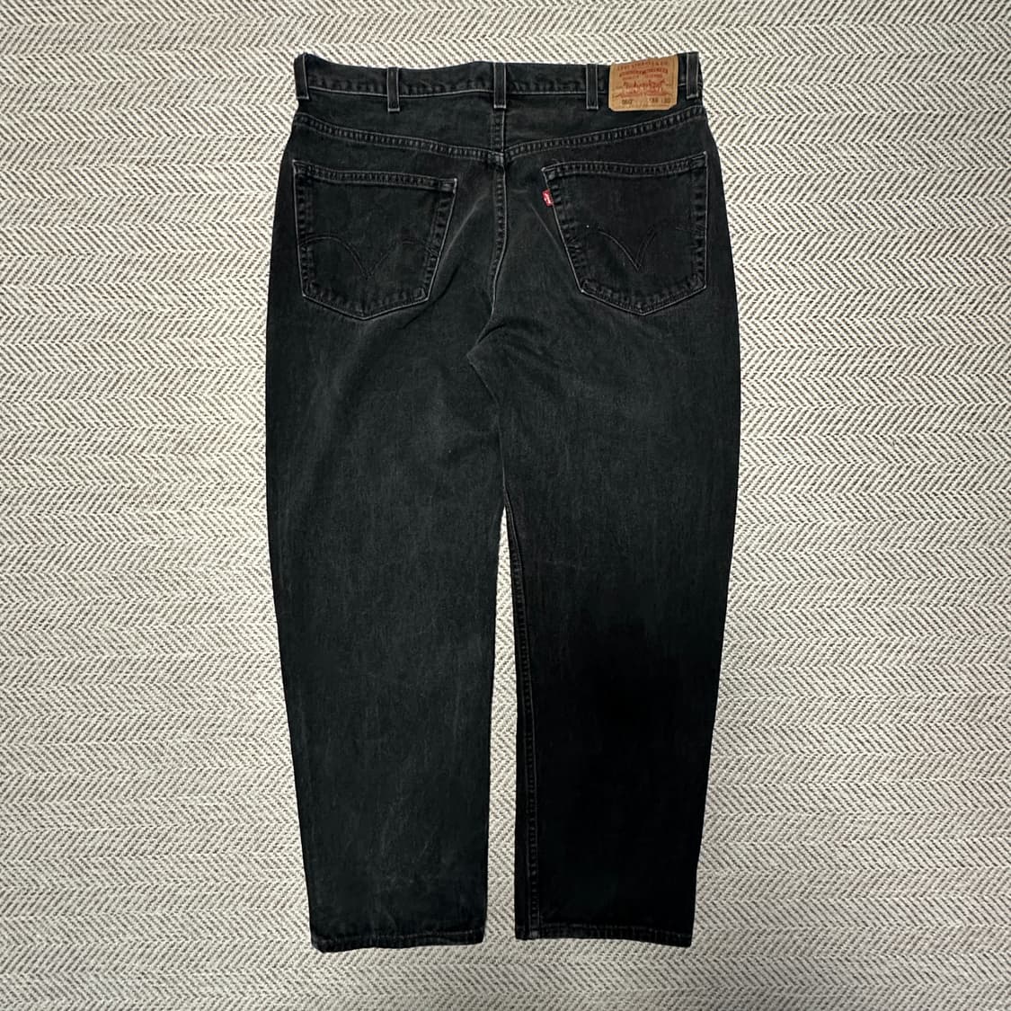 LEVI'S 550 00's usa made black jeans 상품이미지2