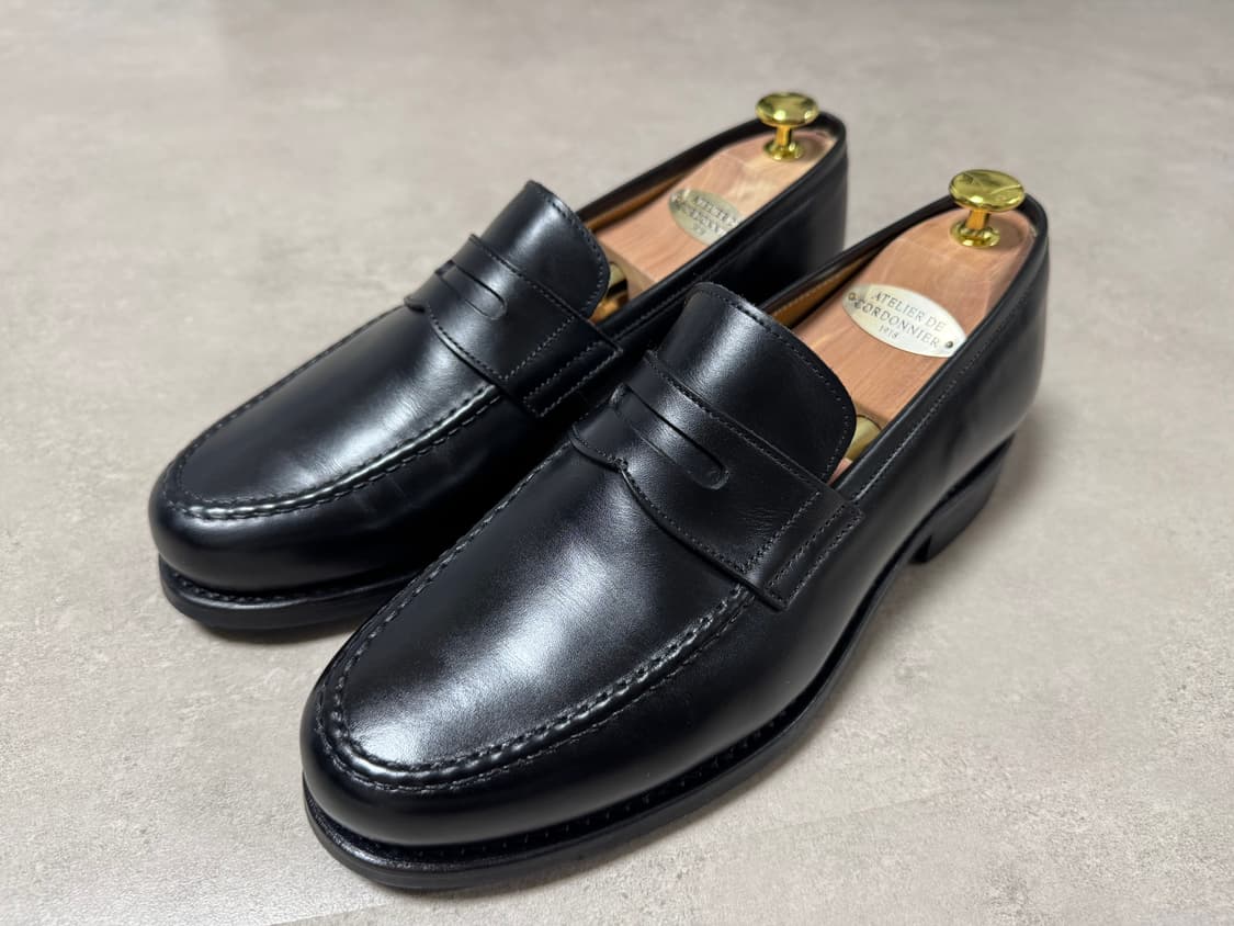 (uk6.5) Berwick 4962 블랙 페니 로퍼 팝니다 상품이미지2