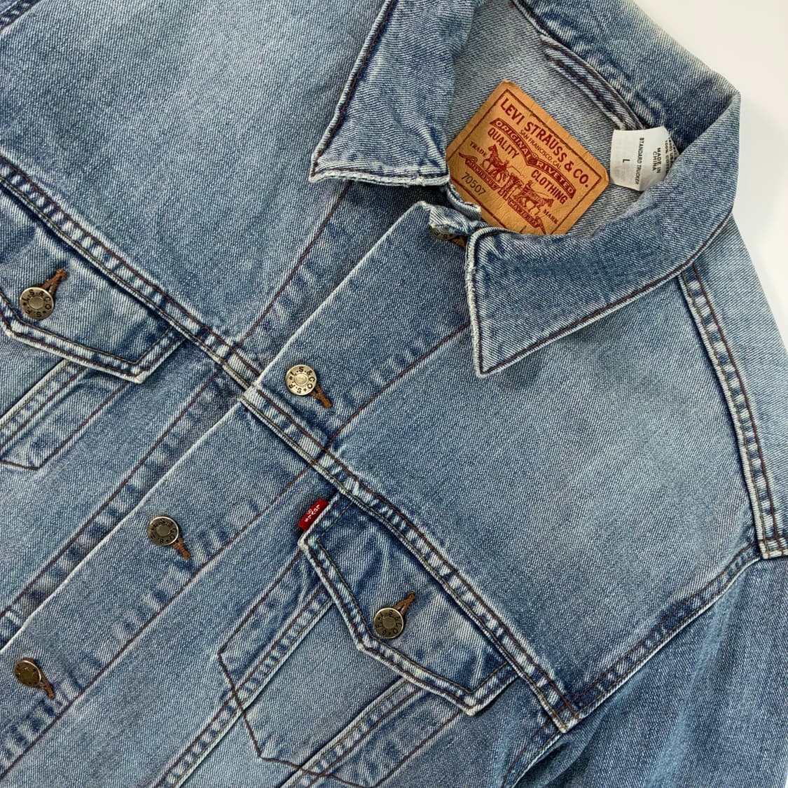 Levi's  리바이스 레드탭 코튼 데님 트러커 자켓  상품이미지3