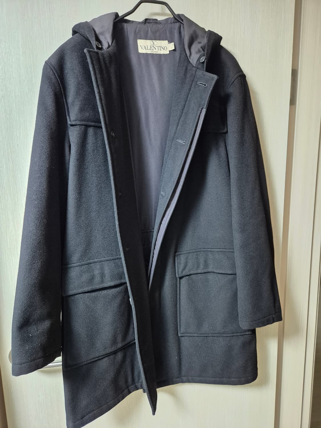 (정품) 발렌티노 울코트 후드코트 울자켓 남성 52 상품이미지3