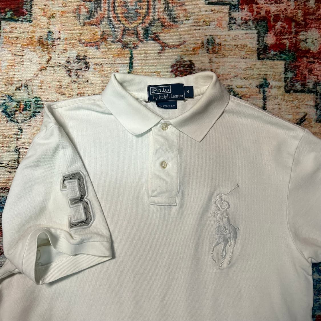 [M] 폴로 랄프로렌 올백 빅포니 카라 반팔 상품이미지2