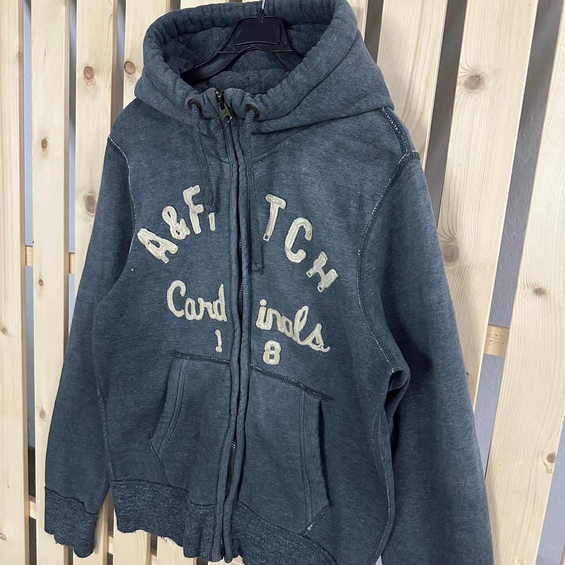 (M) 아베크롬비 차콜 후드집업 상품이미지2