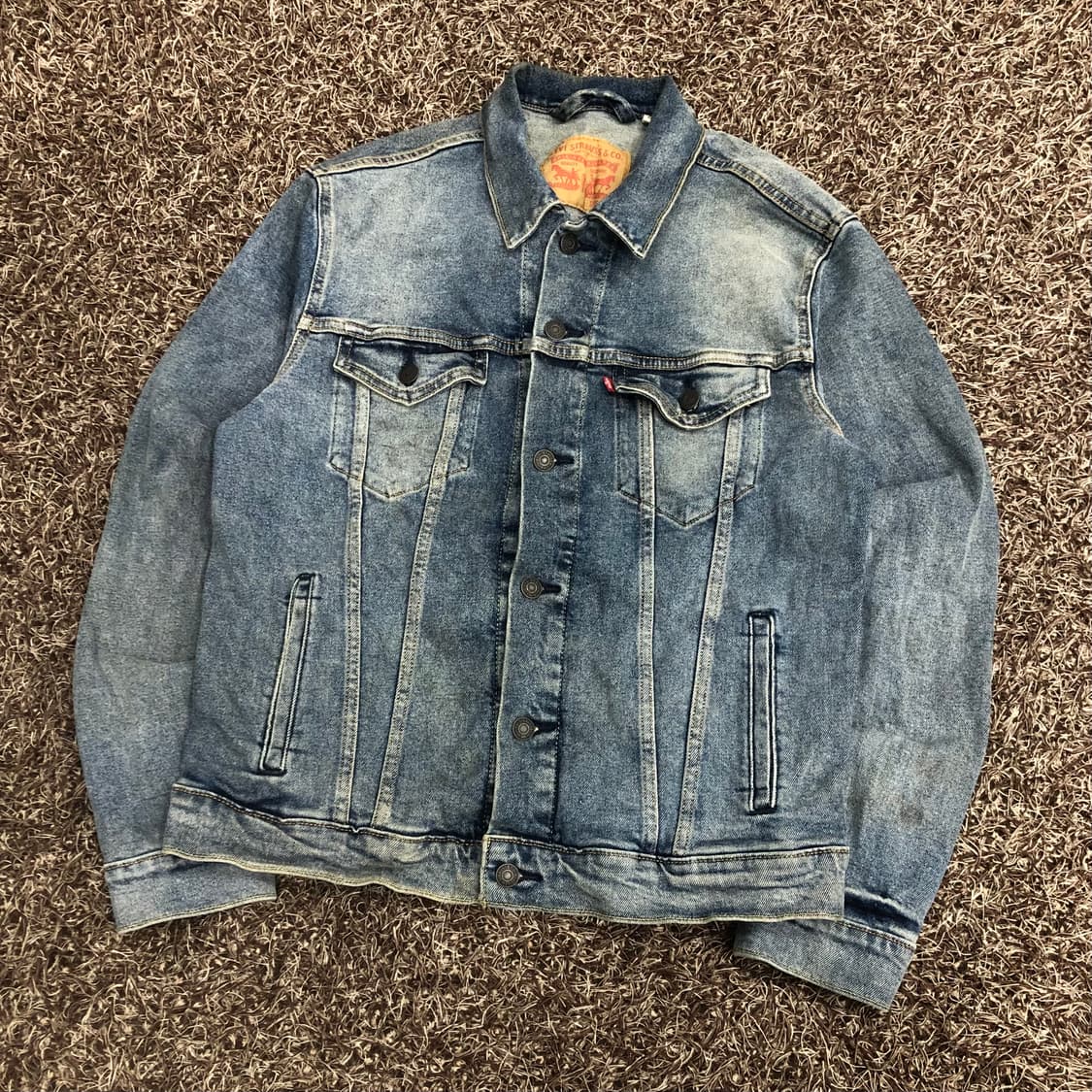 리바이스 워시드 데님 트러커 자켓 청자켓 상품이미지1