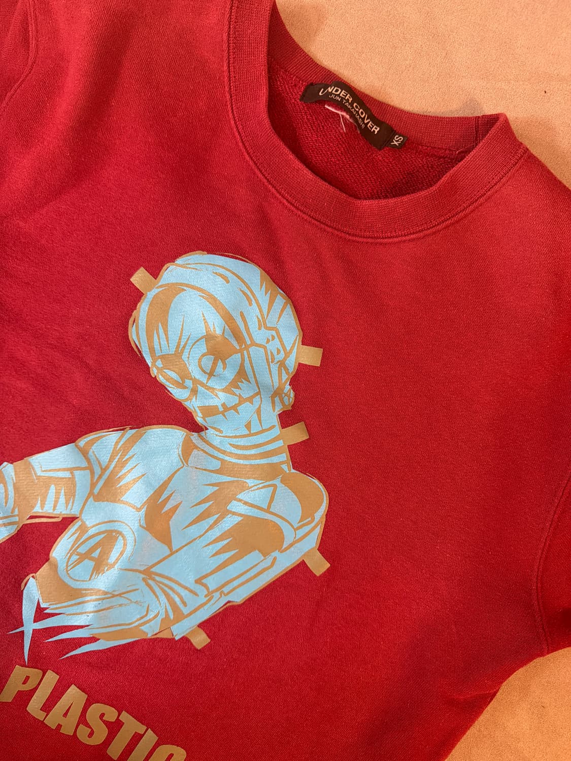 언더커버 버건디 여성 맨투맨 xs  상품이미지1