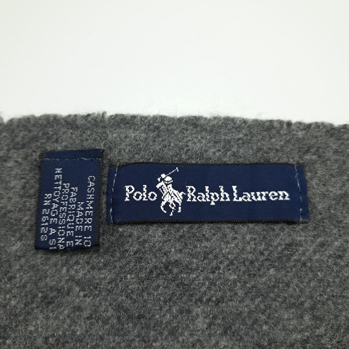 MX298 폴로 랄프로렌 그레이 캐시미어 목도리 머플러 상품이미지6