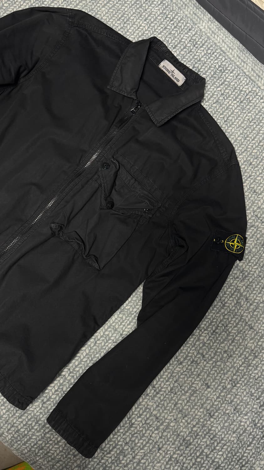 스톤아일랜드 21ss 올드이펙트 오버셔츠 상품이미지1