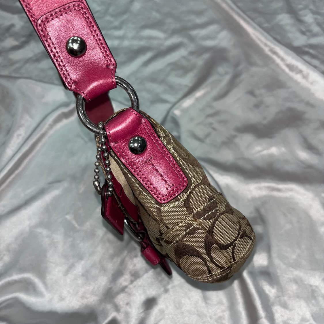 빈티지 코치 숄더백 핑크 가방 y2k 상품이미지5