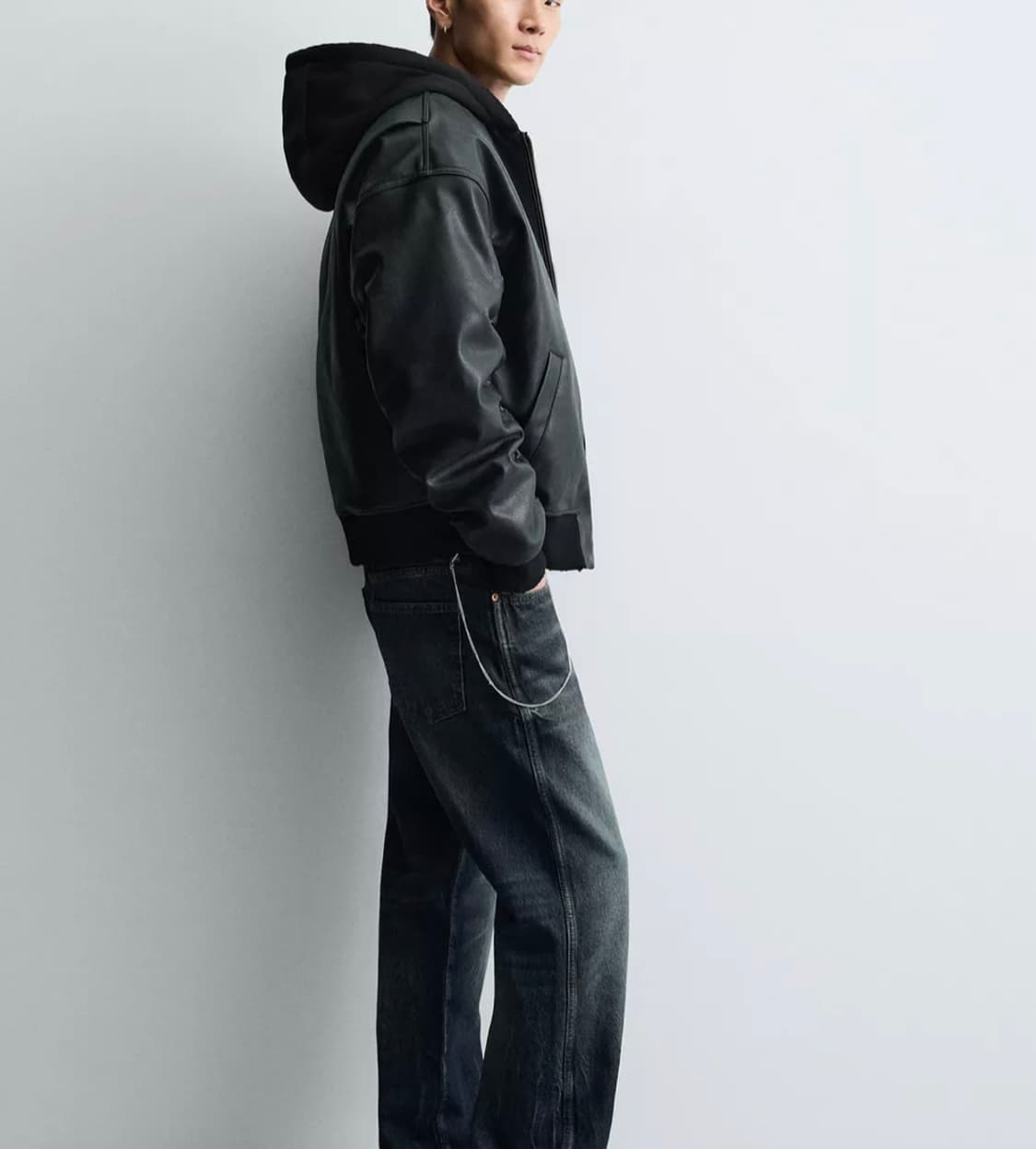 자라 가죽 항공점퍼 S (남녀공용) 상품이미지2