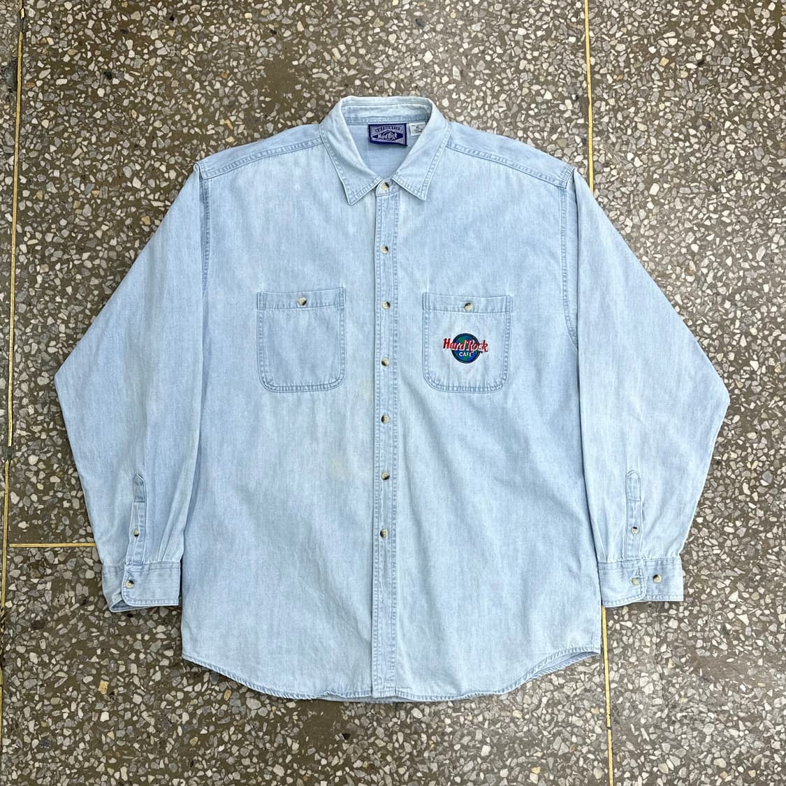 하드락 카페 데님 셔츠 XL 상품이미지1