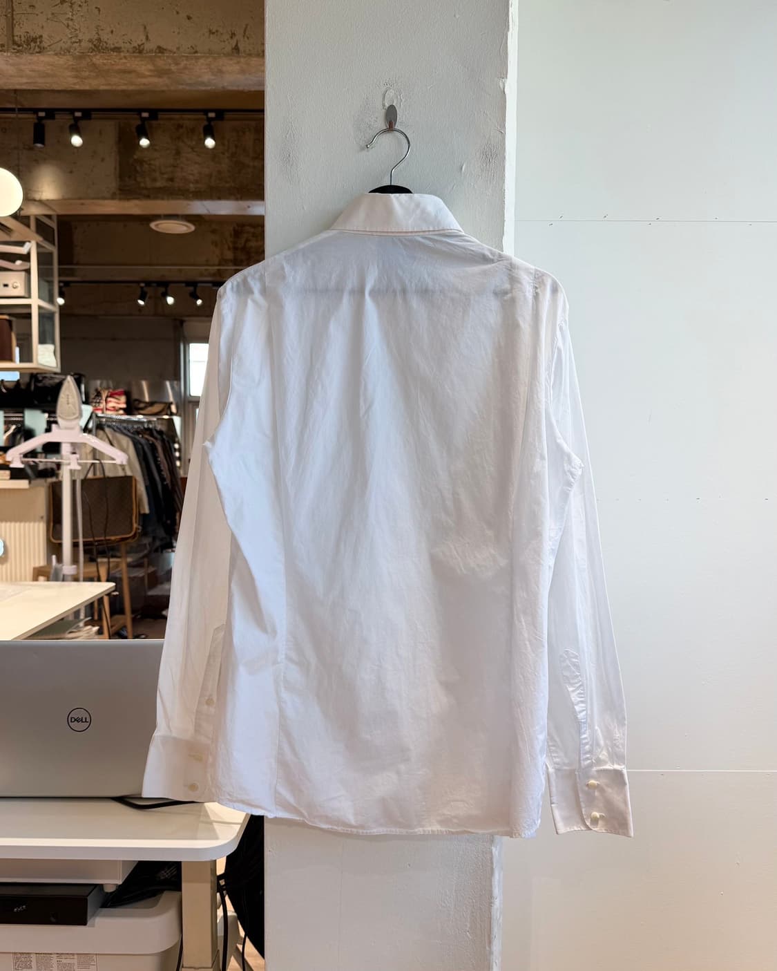 비비안 웨스트우드 맨 화이트 에이시멋리 orb 셔츠  상품이미지7