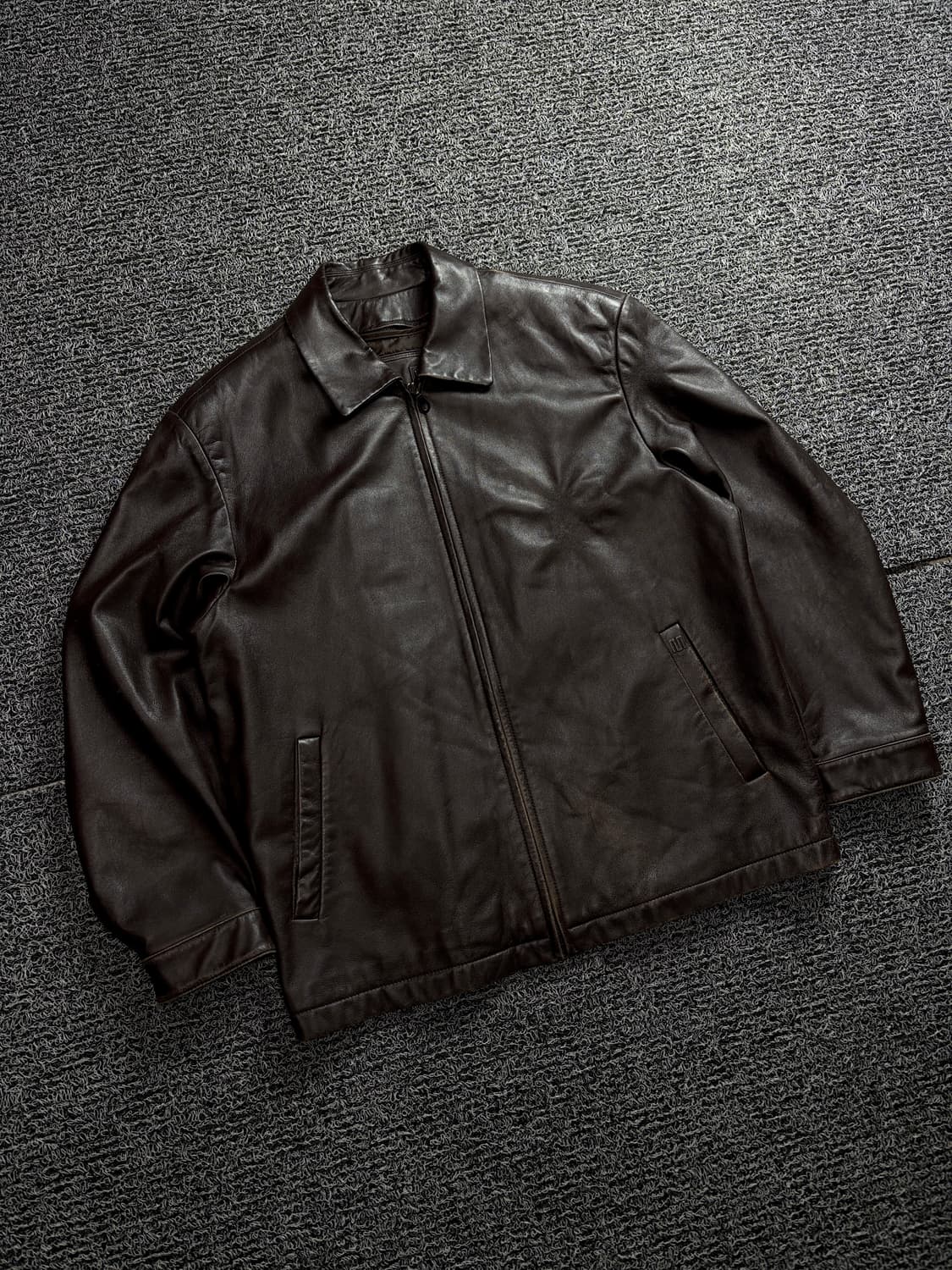 MAESTRO 비건레더 브라운 싱글 라이더 자켓 1669 상품이미지1