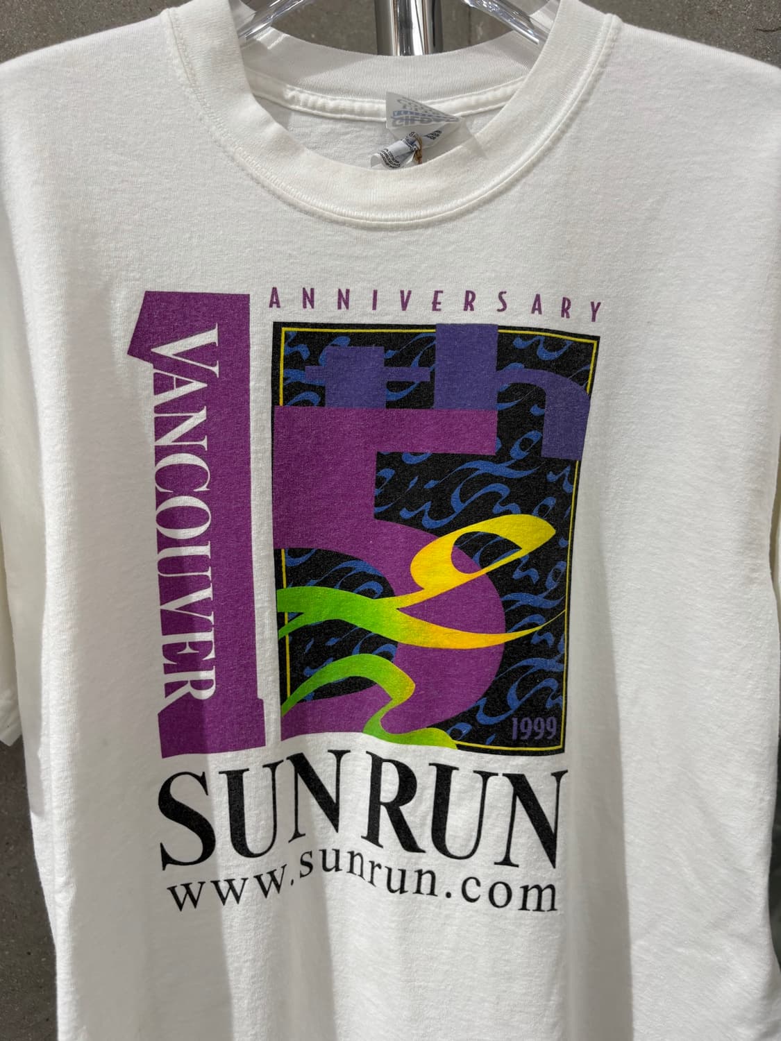 1999 벤쿠버 썬런 15주년 프로모 티셔츠 상품이미지2