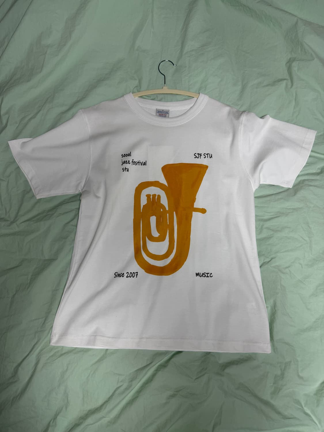 서재페 x STU 트럼펫 티셔츠 S 상품이미지1