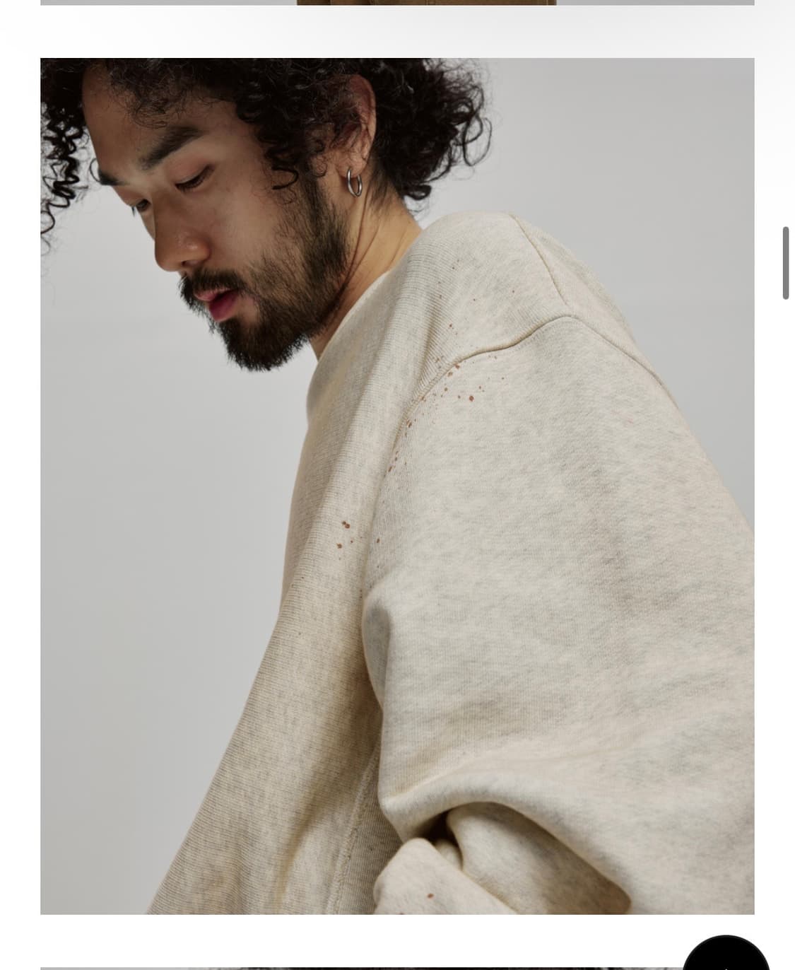 비헤비어 스웻셔츠 더스트 오트밀 상품이미지2