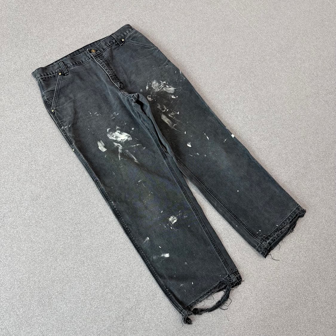 90s 올드 빈티지 칼하트 싱글니 WU1305 B11 BLK 상품이미지3