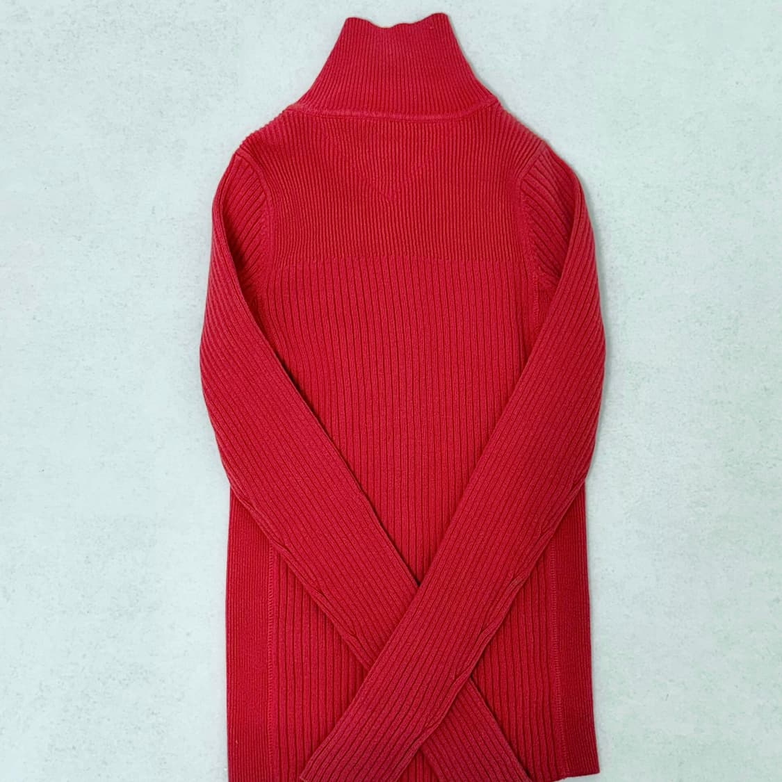 가격제안환영 급처 쿨거시네고)정품) 타미힐피거 니트집업 골지 타미 S 상품이미지3