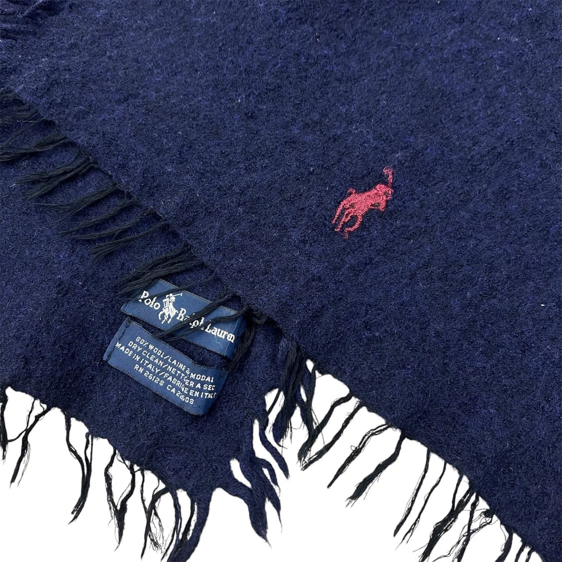 폴로 랄프로렌 네이비 레드포니 울머플러 목도리 상품이미지3