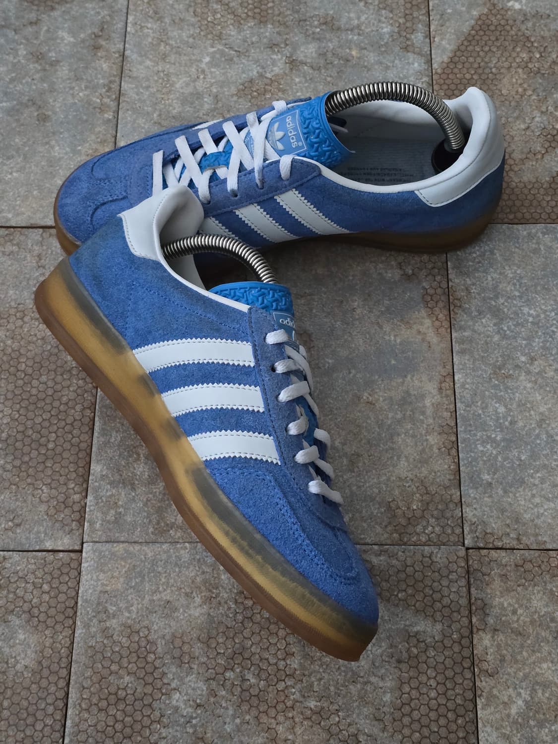 (235)아디다스 가젤 인도어 블루 퓨전  상품이미지4