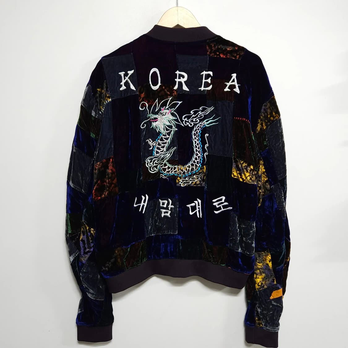 99%IS 나인티나인퍼센트이즈 바조우 블록 벨벳 드래곤 자켓 105 상품이미지7