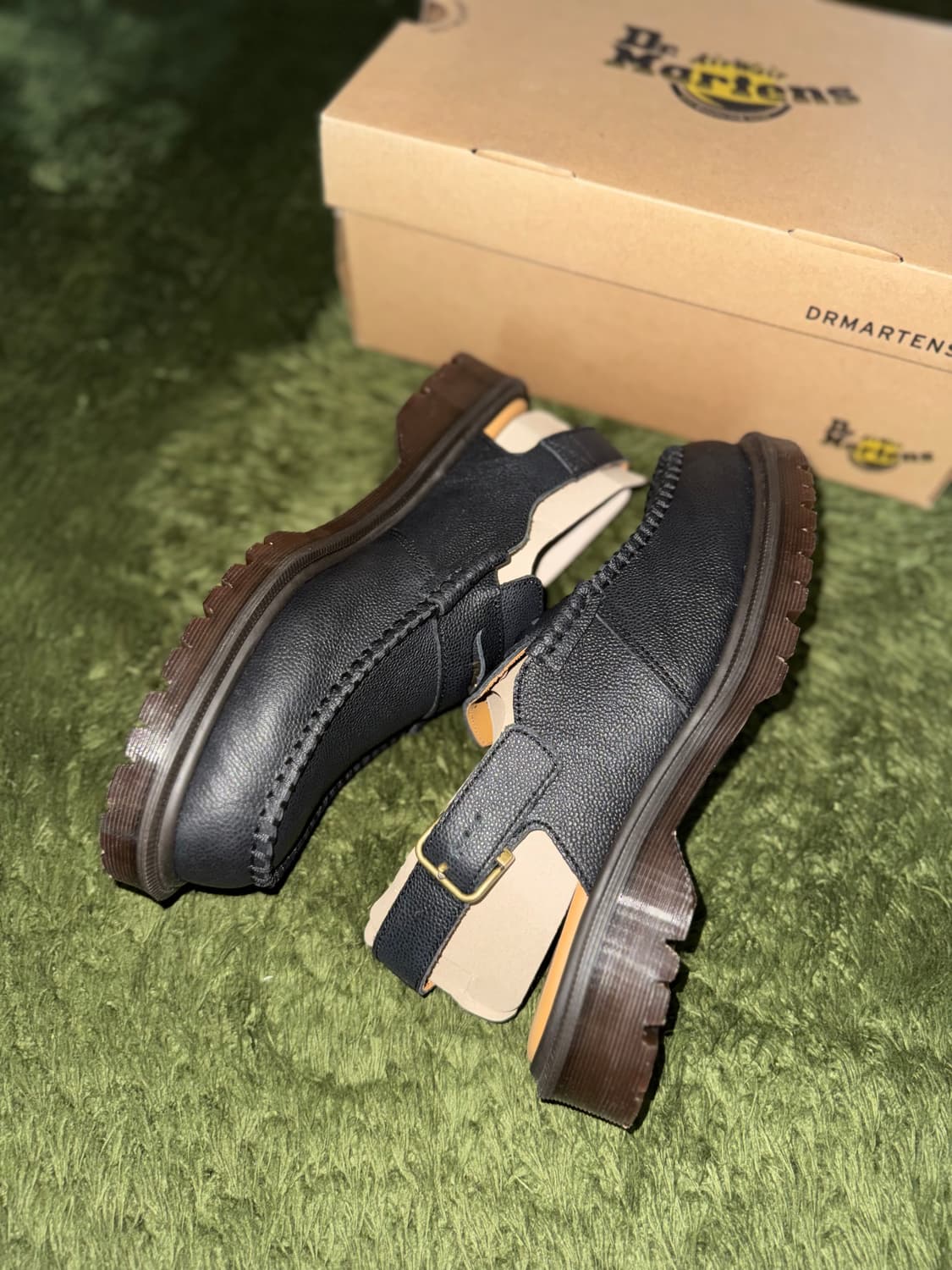 [UK10, 290] 닥터마틴 페니 로퍼 펜톤 슬링 백 레더 블랙 상품이미지5