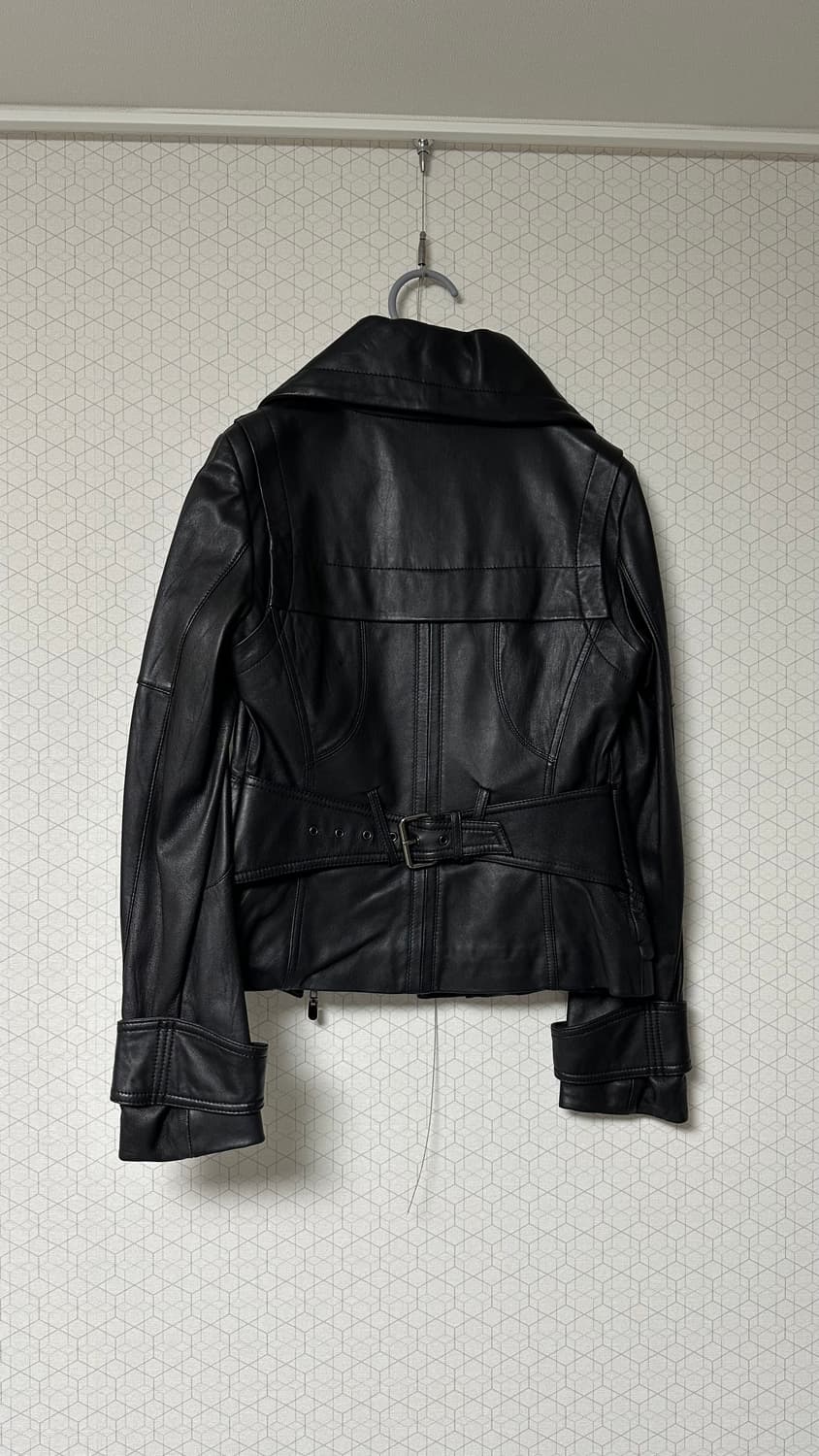 빈티지 램스킨 레더 자켓 상품이미지2