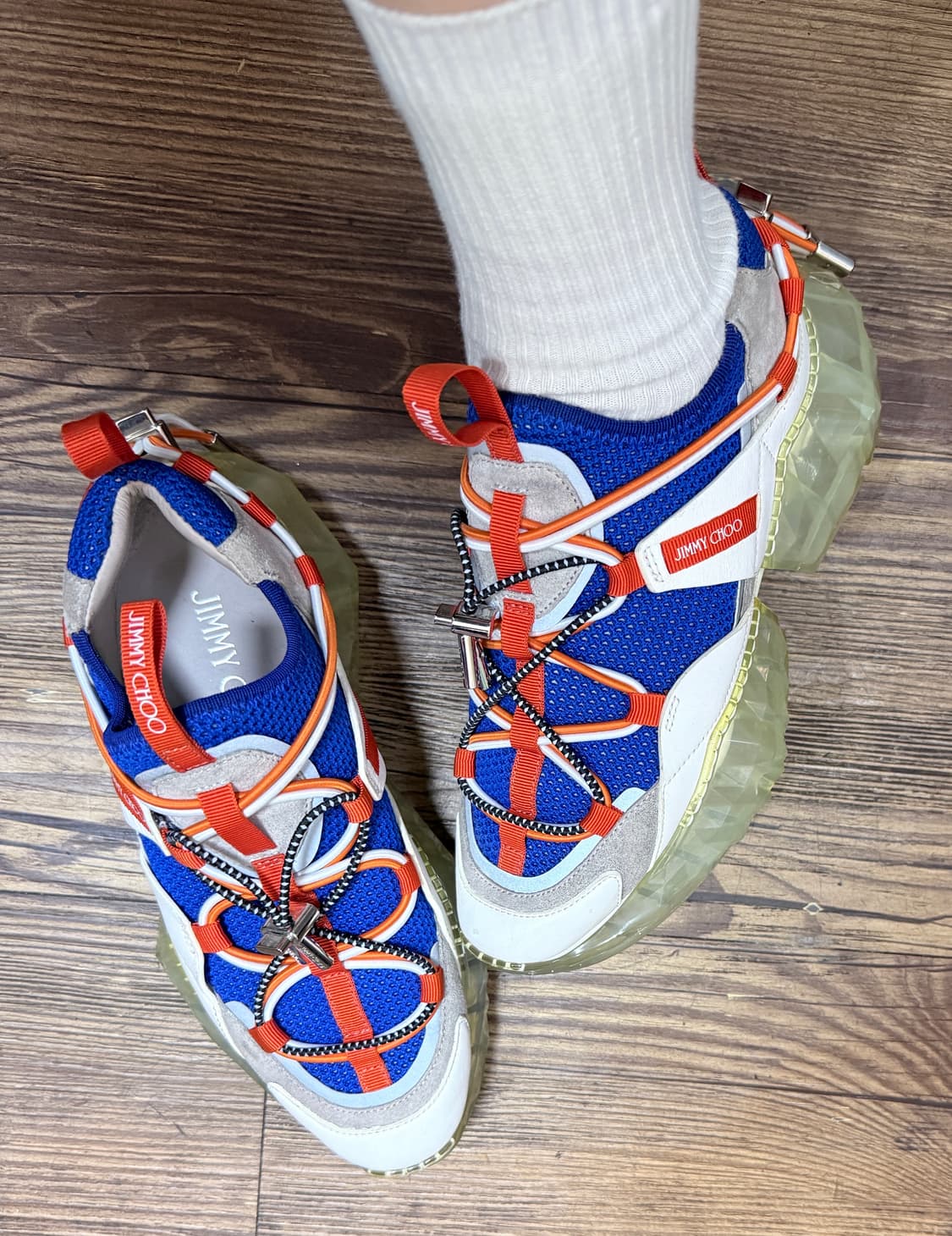 지미추(JIMMY CHOO) 다이아몬드 멀티컬러 스니커즈 35 (225 상품이미지10