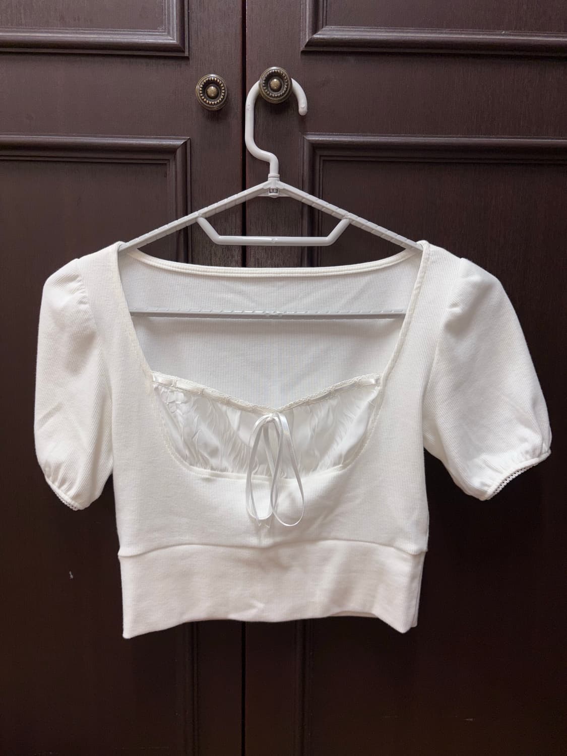 낫유어로즈 데이지탑 화이트 상품이미지2